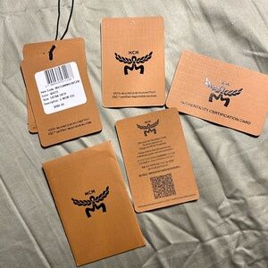 Mcm tag/card set